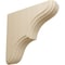 Ekena Millwork 1 3/4"W x 5 1/2"D x 5 1/2"H Stratford Wood Bracket, Rubberwood BKTW02X06X06STRW - alternate 1